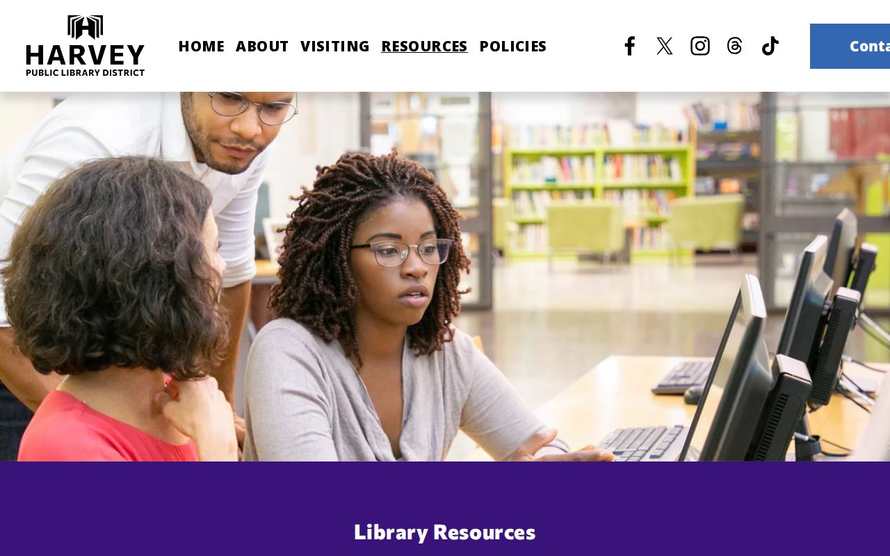 Harvey Public Library resources for local history and resident research